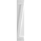 Ekena Millwork True Fit PVC Two Board Joined Board-n-Batten Shutters w/Z-Bar, Unfinished , 10 3/4W x 48H, PR TFP102BBF11X048UN - alternate 3